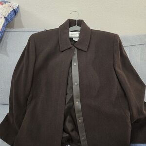 Jones New York Classy Brown Suit Jacket